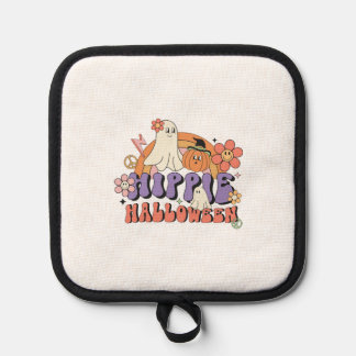 Fun Halloween Designs Hippie Halloween Retro 鍋敷き
