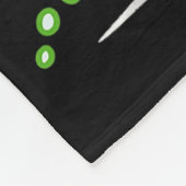 Fun Halloween Ghost Design Weed Smokers  フリースブランケット (角)