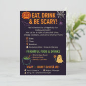 Fun Halloween Party Invite  招待状 (スタンド正面)