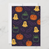 Fun Halloween Party Invite  招待状 (裏面)