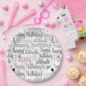 Fun Happy Balloons Birthday ペーパープレート (パーティー)