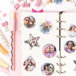 Fun Happy Photo Bubble Custom-Cut Vinyl Sticker シール