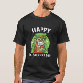 Fun Happy St Patrick's Day Beer Design Tシャツ (正面)