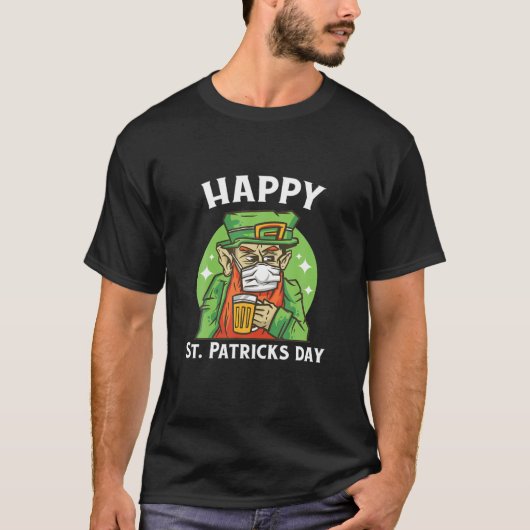 Fun Happy St Patrick's Day Beer Design Tシャツ (正面)