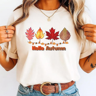 Fun "Hello Autumn" Sweater スウェットシャツ