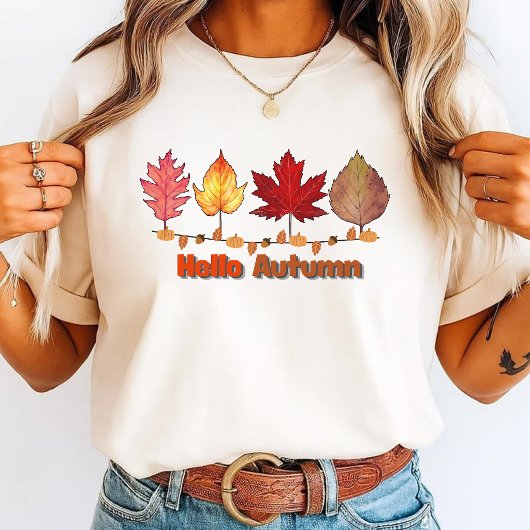 Fun "Hello Autumn" Sweater スウェットシャツ