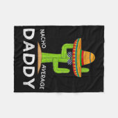 Fun Hilarious New Dad Humor Funny Meme フリースブランケット (正面(横))