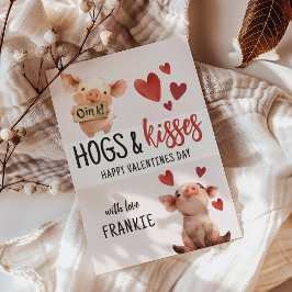 Fun Hogs & Kisses | バレンタインデー シーズンカード