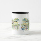 Fun Humor Golf Golfing Quote Life Choices マグカップ (中央)