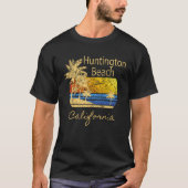 Fun Huntington Beach CA Beach  Graphic Tシャツ (正面)
