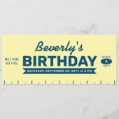 Fun Iconic Stick of Butter Grade A Birthday 招待状 (正面)