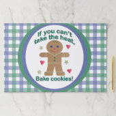 Fun "If You Can't Take the Heat" Gingerbread Man ペーパーパッド (インサイチュ)