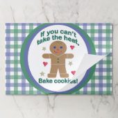 Fun "If You Can't Take the Heat" Gingerbread Man ペーパーパッド (折り畳み)