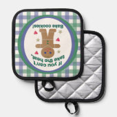 Fun "If You Can't Take the Heat" Gingerbread Man 鍋敷き (正面/裏面)