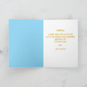 Fun in the Sun Custom Birthday カード (内部)