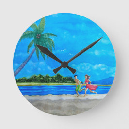 Fun in the Sun Run ラウンド壁時計