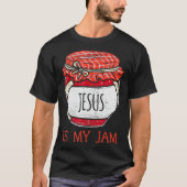 Fun Inspirational Religious Meme  Cute Jesus Is My Tシャツ (正面)