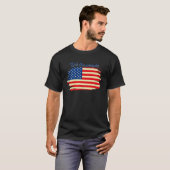 FUN INSPIRATIONAL TEE WE THE PEOPLE AMERICAN FLAG  Tシャツ (正面フル)