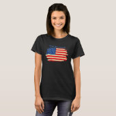 FUN INSPIRATIONAL TEE WE THE PEOPLE AMERICAN FLAG Tシャツ (正面フル)