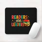 Fun inspiring readers are leaders book lovers マウスパッド (マウス)