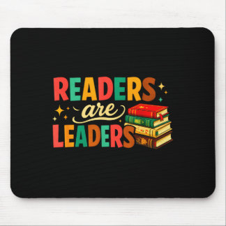 Fun inspiring readers are leaders book lovers マウスパッド