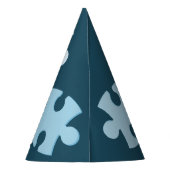 Fun Jigsaw Puzzle Kids' 5th Happy Birthday Blue パーティーハット (裏面)