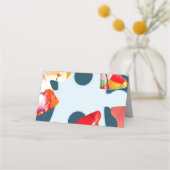 Fun Jigsaw Puzzle Kids Birthday  プレイスカード (正面)