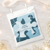 Fun Jigsaw Puzzle Kids Birthday Blue Thank You  フェイバーバッグ (クリップ留めされた状態)