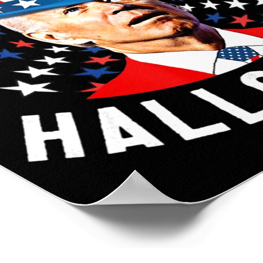 Fun Joe Biden Happy Halloween For Fourth Of July F ポスター (角)