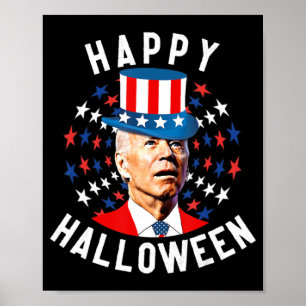 Fun Joe Biden Happy Halloween For Fourth Of July F ポスター