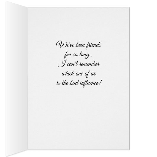 Fun Keeping in Touch Call Me BFF Friends antique  (内側 (右))