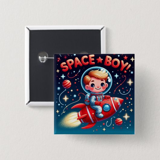 Fun kid's badge 缶バッジ (正面&裏面)