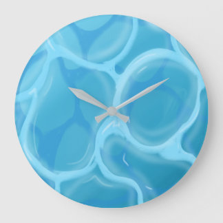 fun lake theme clock ラージ壁時計