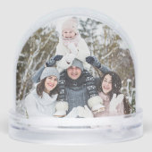Fun Let it Snow Photo Snow Globe (裏面)