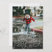 fun lettering seasons greetings stars photo シーズンカード (正面)