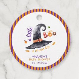 Fun Little Boo Witch Hat Fall Baby Shower フェイバータグ