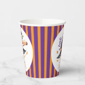 Fun Little Boo Witch Hat Fall Baby Shower 紙コップ (左)