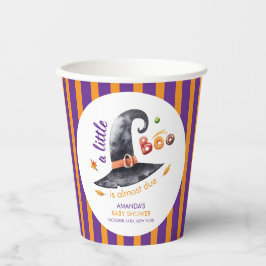 Fun Little Boo Witch Hat Fall Baby Shower 紙コップ