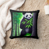 Fun Little Panda Bear クッション (ブランケット)