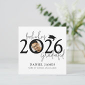 Fun Look who's Graduated Photo Graduation 案内状 (スタンド正面)