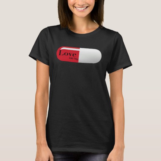 Fun Love Graphic Inspirational Rx Nurse Pill Tees  Tシャツ (正面)