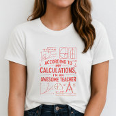 Fun Math Teacher Shirt; Best Teacher Ever Tシャツ