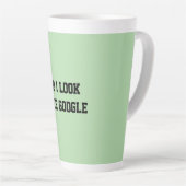 Fun Mint Green Sarcastic quote for teachers カフェラテマグ (右アングル)
