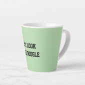 Fun Mint Green Sarcastic quote for teachers カフェラテマグ (右アングル)