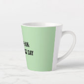 Fun Mint Green Sarcastic quote for teachers Small カフェラテマグ (右)