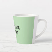 Fun Mint Green Sarcastic Quote Teacher small カフェラテマグ (右)