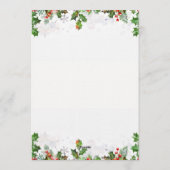 Fun Modern Christmas Sip & Swap Cocktail Party Inv 招待状 (裏面)