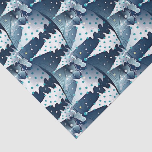 Fun Modern Scandinavian Abstract Pine Tree Pattern 薄葉紙 (詳細)