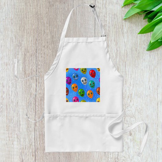 Fun Monster Face Balloons スタンダードエプロン