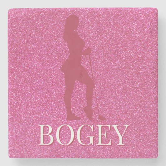 Fun Mother’s Day Gifts for Golfer Mom ストーンコースター (正面)